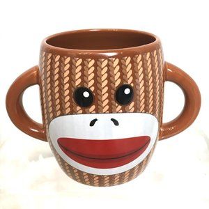 Sock Monkey Hot Coca Coffee Tea Mug Cup Galerie Vtg